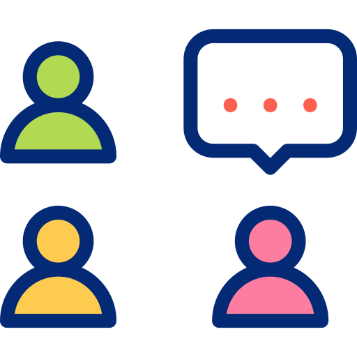 Conversation Basic Accent Lineal Color icon