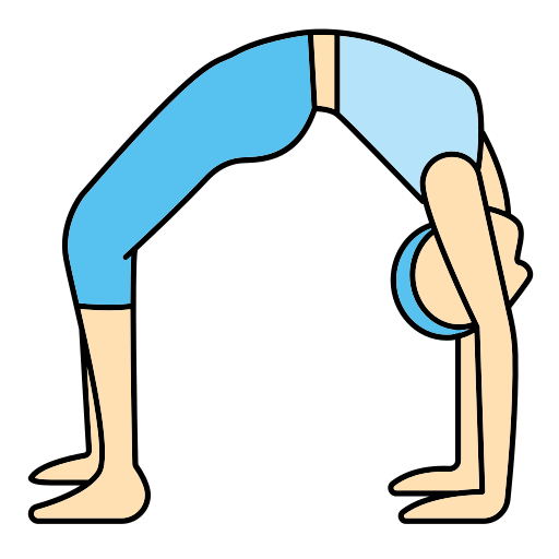 Yoga pose Generic color lineal-color icon