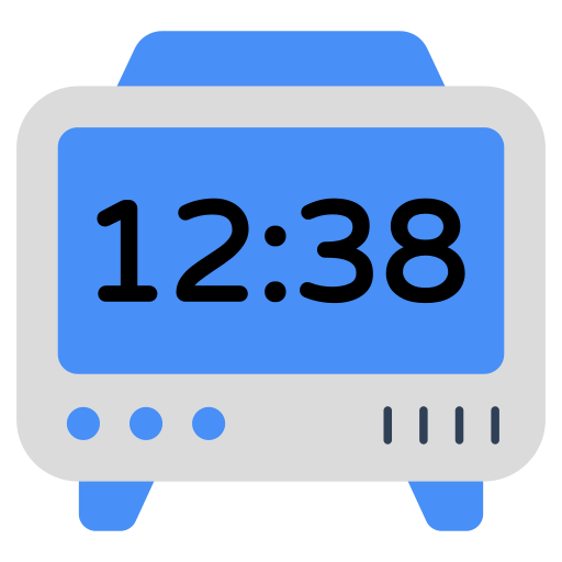 reloj digital Generic color fill icono