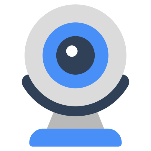 webcam Generic color fill icon