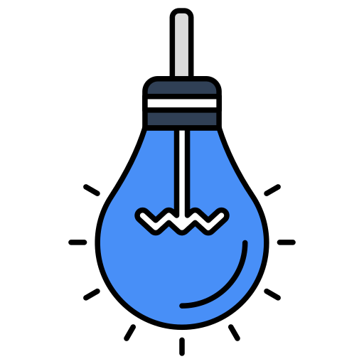 Hanging bulb Generic color lineal-color icon
