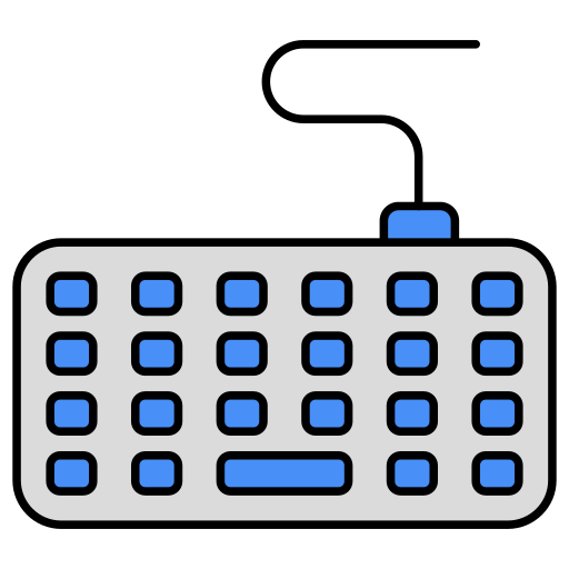 キーボード Generic color lineal-color icon