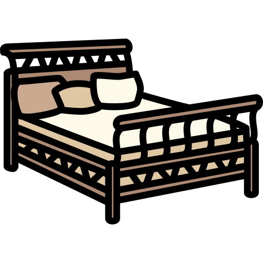 Bed Generic color lineal-color icon