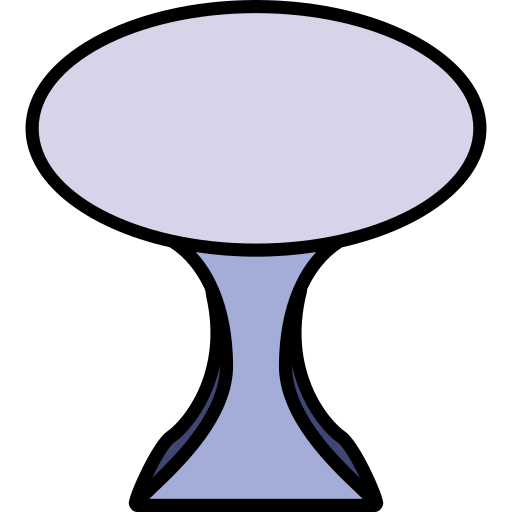 tavola rotonda Generic color lineal-color icona
