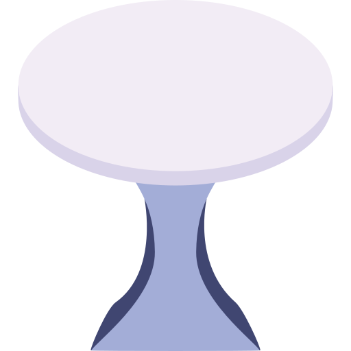 mesa redonda Generic color fill icono