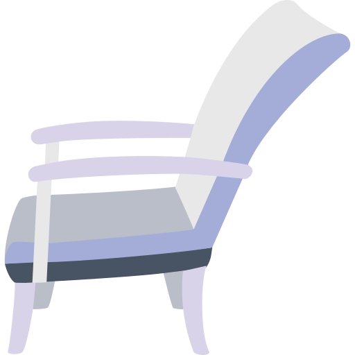 cadeira Generic color fill Ícone