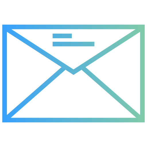 Email Generic gradient outline icon