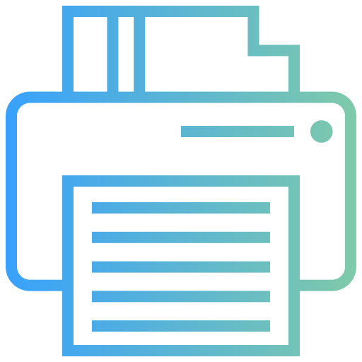 Printer Generic gradient outline icon