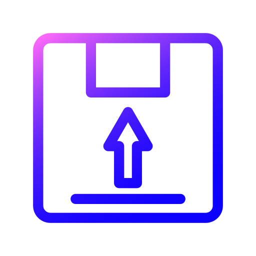 Box Generic gradient outline icon