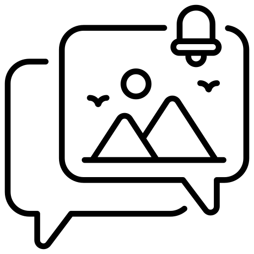 sms Generic black outline icona