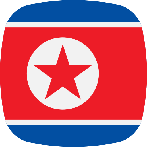 korea północna Generic color fill ikona