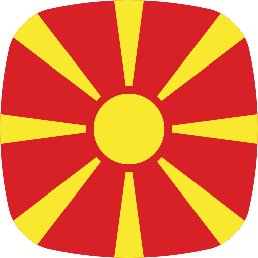 macedonia del norte Generic color fill icono