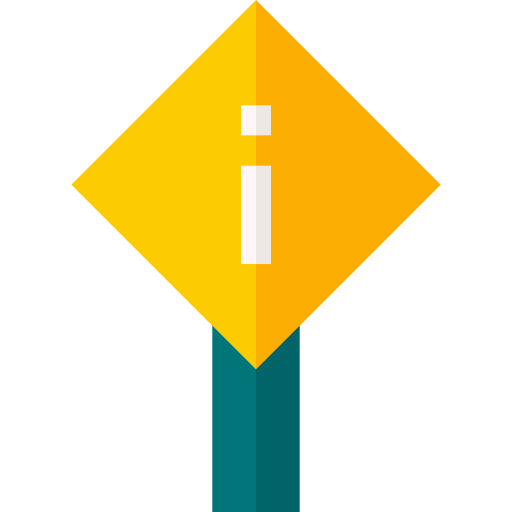 Information Basic Straight Flat icon