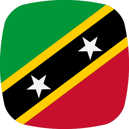 Saint kitts and nevis Generic color fill icon