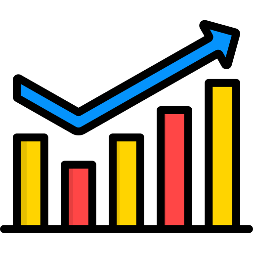 zunehmend Generic color lineal-color icon