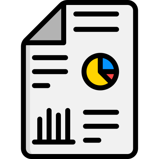 Business report Generic color lineal-color icon
