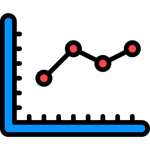 예측 차트 Generic color lineal-color icon
