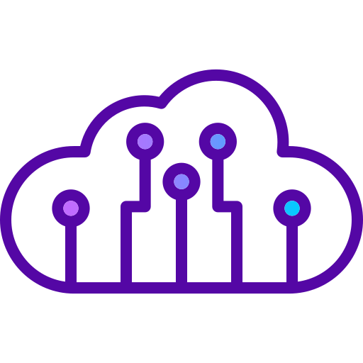 Cloud computing Generic gradient lineal-color icon