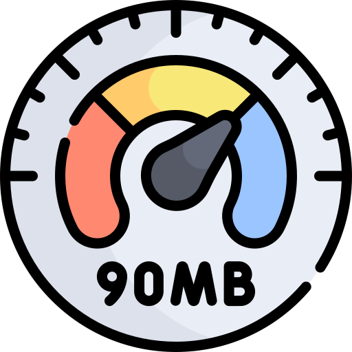 velocità Kawaii Lineal color icona