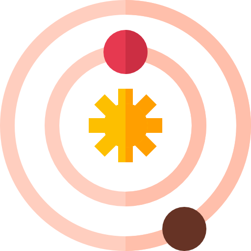 태양계 Basic Straight Flat icon