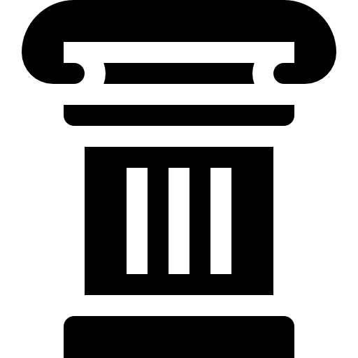 säule Basic Straight Filled icon