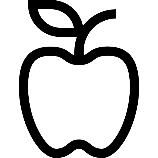 りんご Basic Straight Lineal icon