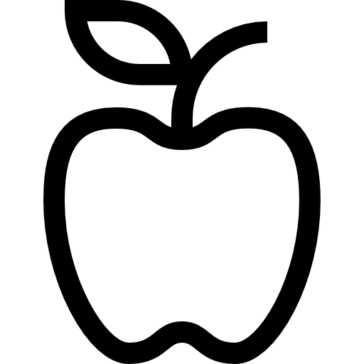 apfel Basic Straight Lineal icon