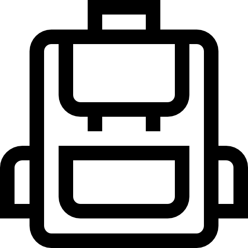 バックパック Basic Straight Lineal icon