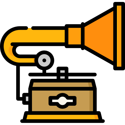 grammofoon Special Lineal color icoon