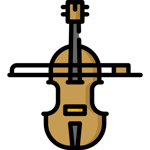 バイオリン Special Lineal color icon