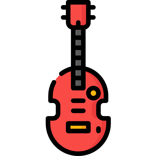 guitarra Special Lineal color icono