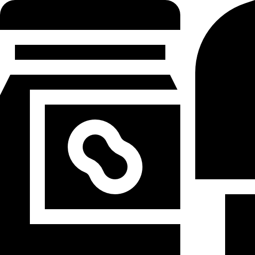 tarro Basic Straight Filled icono