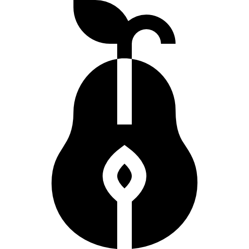 pera Basic Straight Filled icona