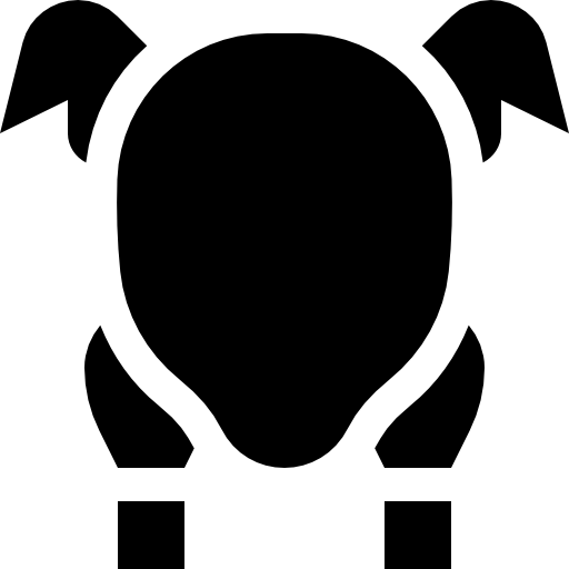 pavo Basic Straight Filled icono