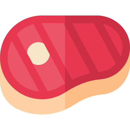 Steak Basic Straight Flat icon