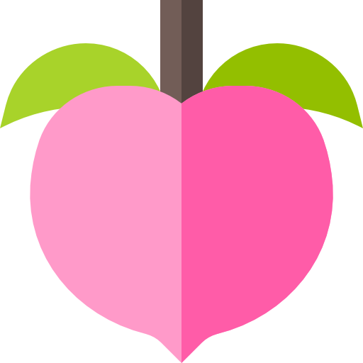 Peach Basic Straight Flat icon