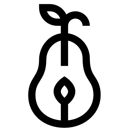 pera Basic Straight Lineal icono