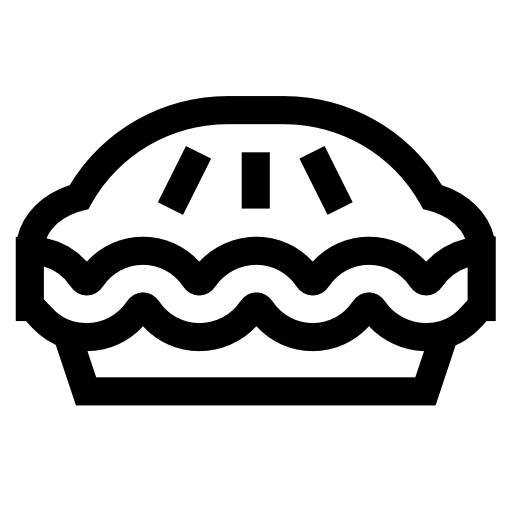 ciasto Basic Straight Lineal ikona