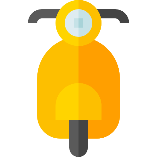 motocicleta Basic Straight Flat icono