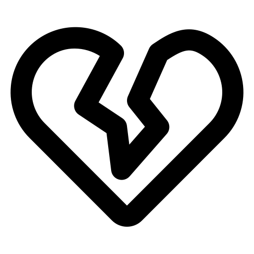 失恋 Generic black outline icon