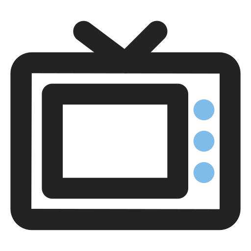 텔레비전 Generic color outline icon
