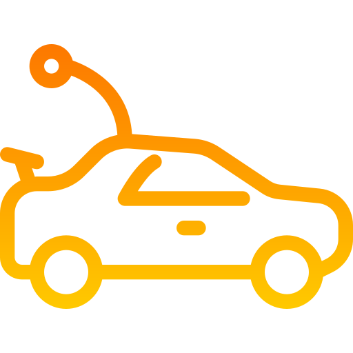 Toy car Generic gradient outline icon