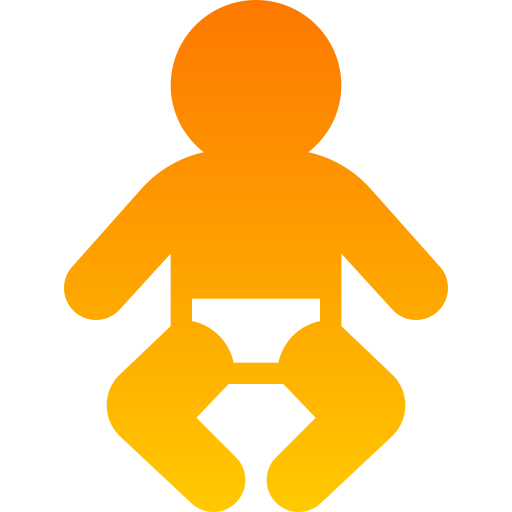 Ребенок, начинающий ходить Generic gradient fill иконка