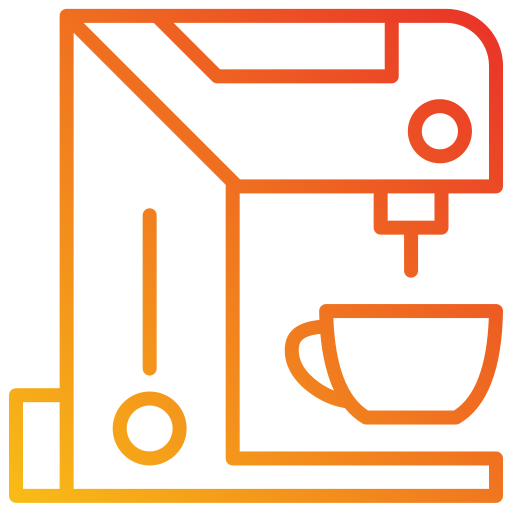 machine à café Generic gradient outline Icône
