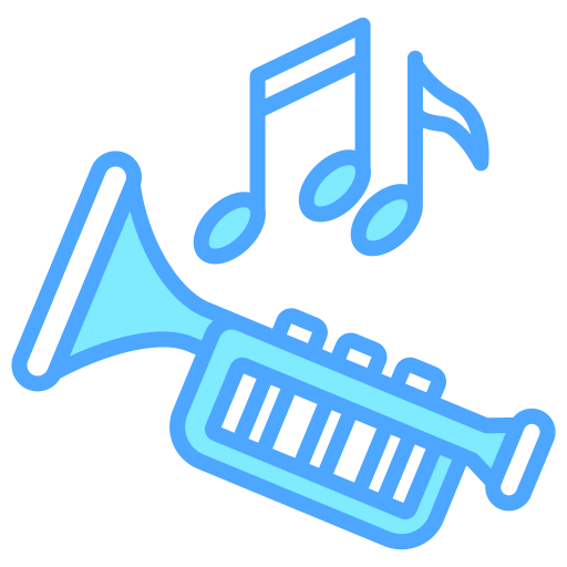Trumpet Generic color lineal-color icon