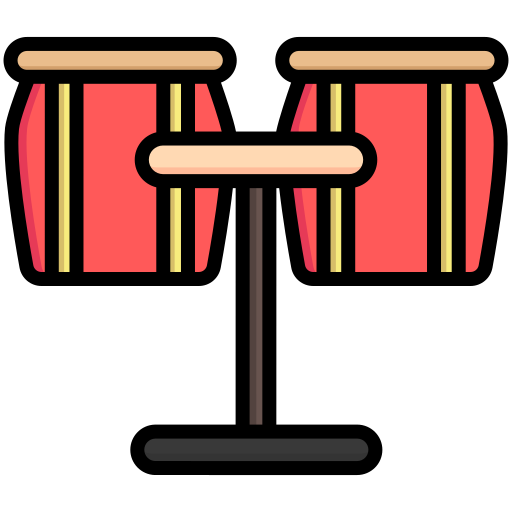 Bongos Generic color lineal-color icon
