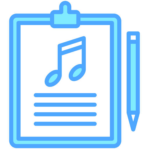 Songwriter Generic color lineal-color icon