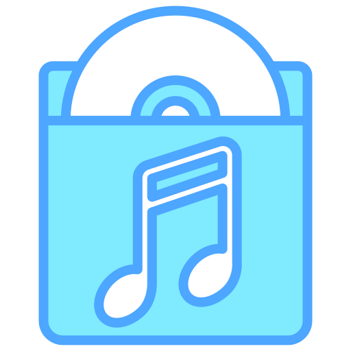 album Generic color lineal-color icon