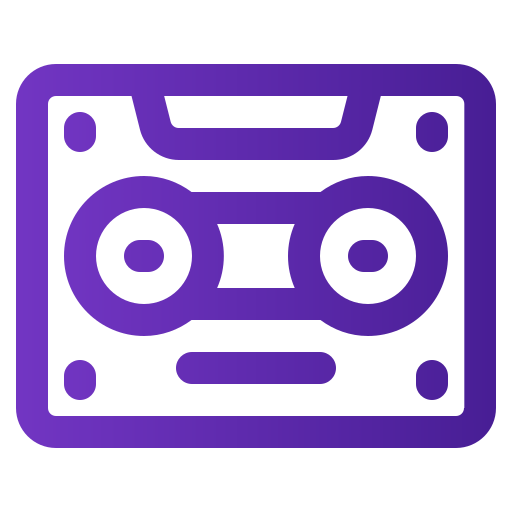 kassette Generic gradient outline icon