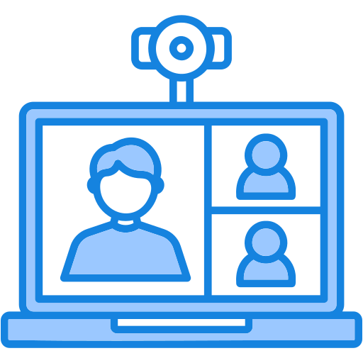 Virtual meeting Generic color lineal-color icon
